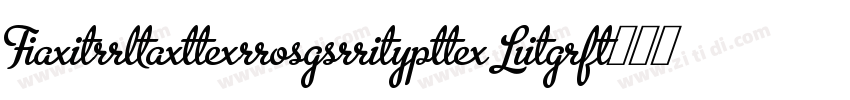 FairwaterScripte Lig字体转换